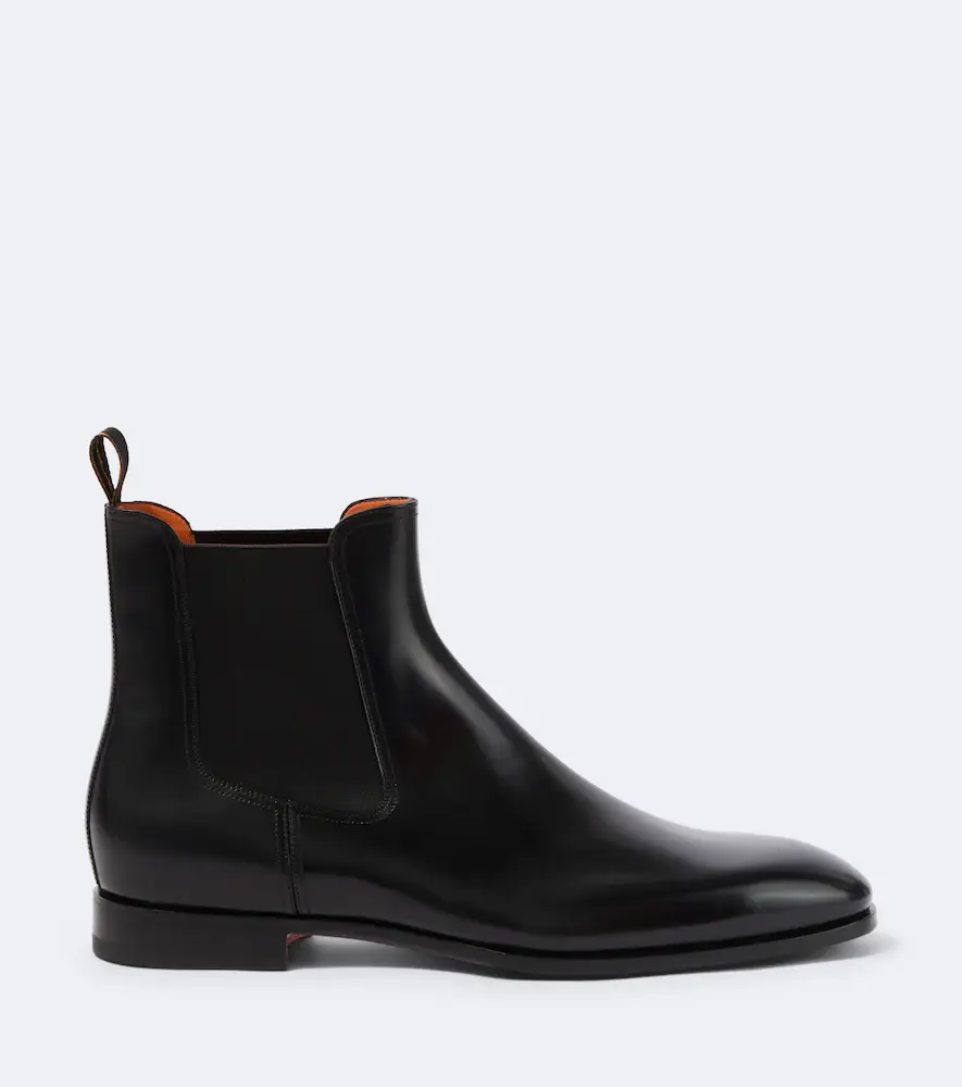 Santoni Leather Chelsea boots | Thumbnail 3