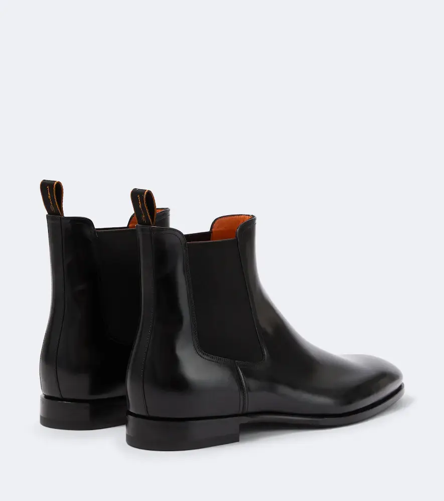 Santoni Leather Chelsea boots | Thumbnail 4