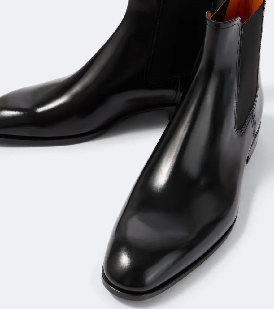 Santoni Leather Chelsea boots | Thumbnail 5