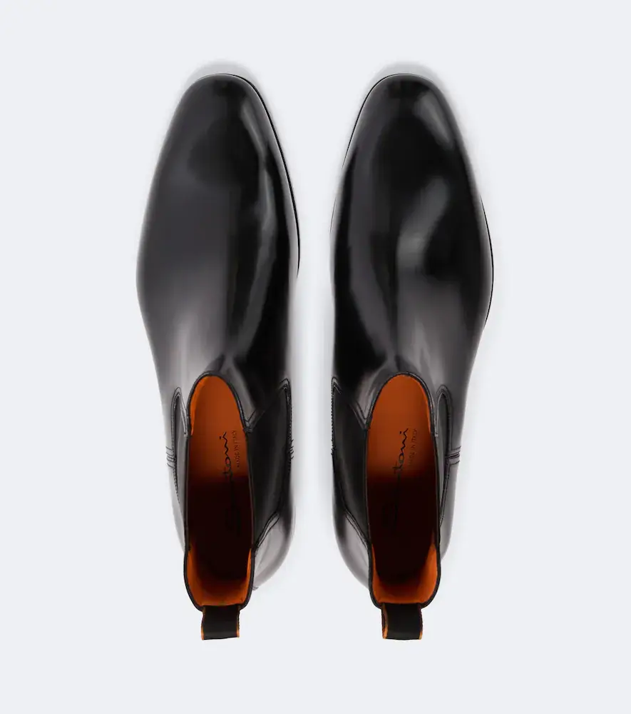 Santoni Leather Chelsea boots | Thumbnail 6