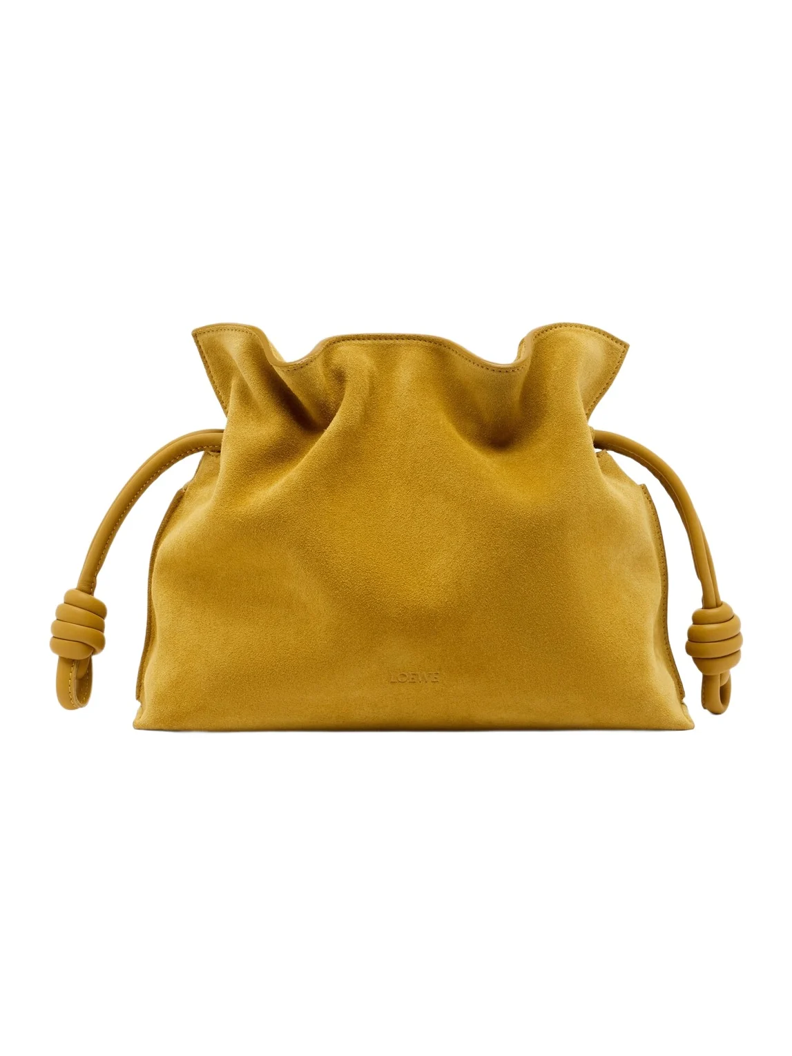 Loewe Flamenco Medium suede clutch