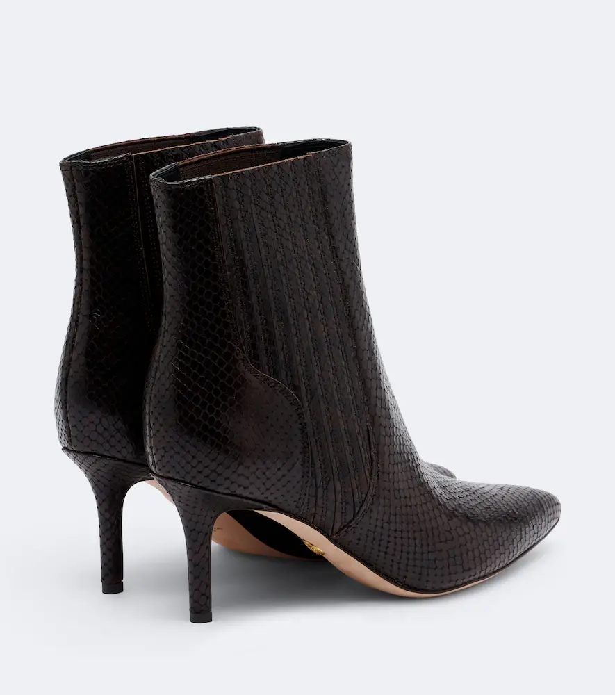 Veronica Beard Lisa snake-effect leather ankle boots | Thumbnail 2 Veronica Beard Lisa snake-effect leather ankle boots | Thumbnail 2