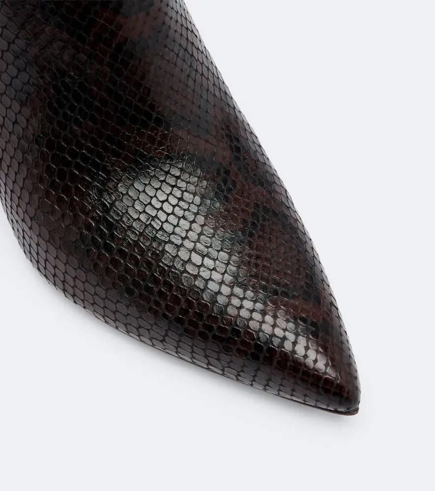 Veronica Beard Lisa snake-effect leather ankle boots | Thumbnail 3 Veronica Beard Lisa snake-effect leather ankle boots | Thumbnail 3