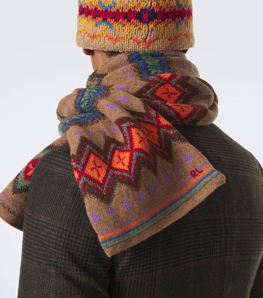 Polo Ralph Lauren Wool, cotton, and linen-blend scarf | Thumbnail 3 Polo Ralph Lauren Wool, cotton, and linen-blend scarf | Thumbnail 3