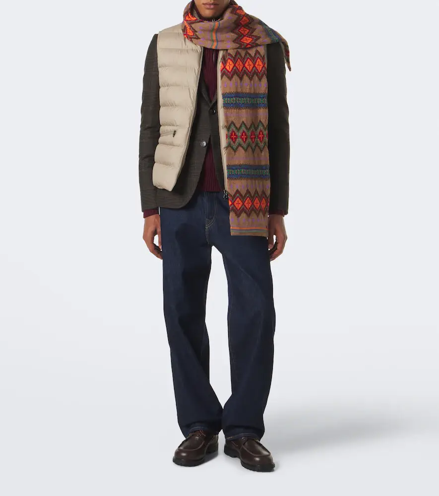 Polo Ralph Lauren Wool, cotton, and linen-blend scarf | Thumbnail 4 Polo Ralph Lauren Wool, cotton, and linen-blend scarf | Thumbnail 4