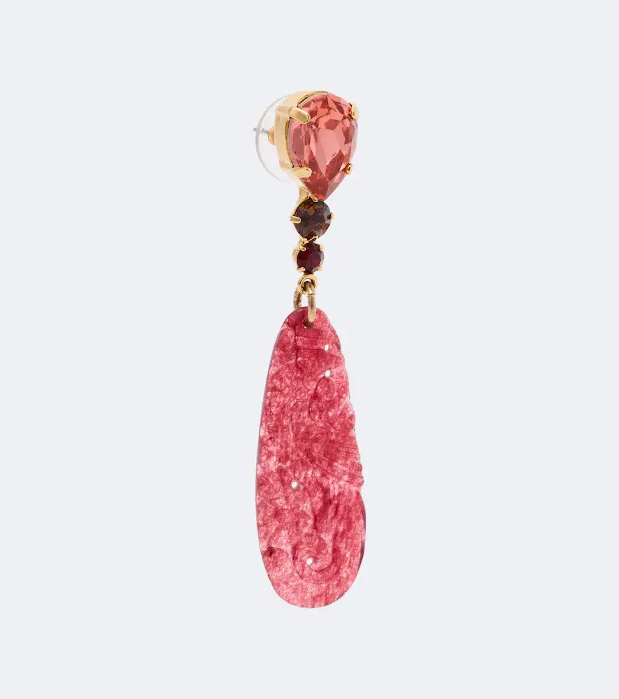 Jennifer Behr Corinna embellished drop earrings | Thumbnail 3
