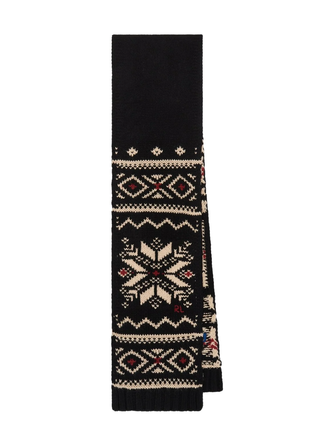 Wool, cotton, and linen-blend scarf Wool, cotton, and linen-blend scarf