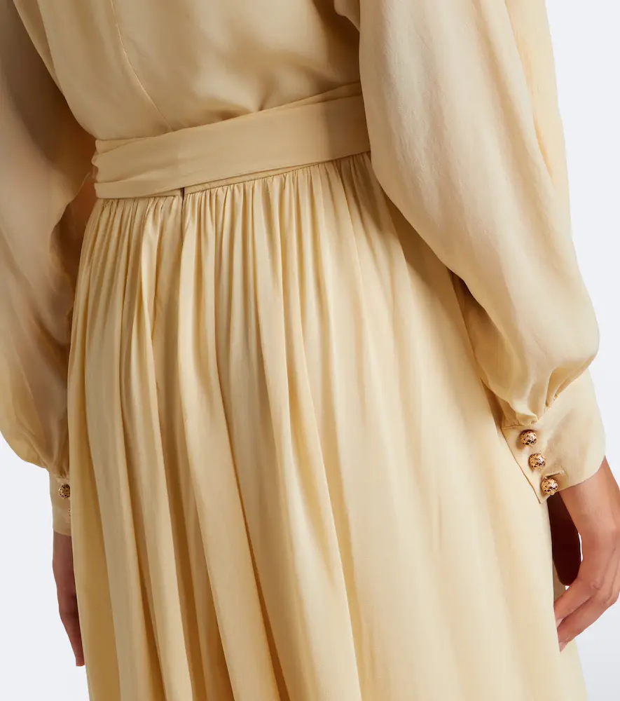 Zimmermann Valiant belted pleated midi skirt | Thumbnail 5 Zimmermann Valiant belted pleated midi skirt | Thumbnail 5