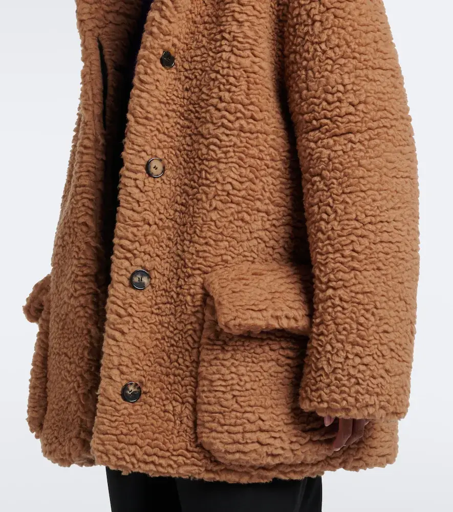 Loewe Wool and silk teddy coat | Thumbnail 7