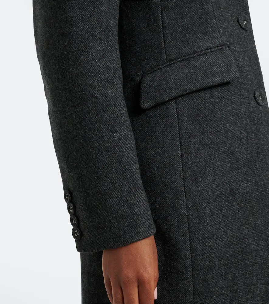 Ganni Wool and cashmere-blend coat | Thumbnail 4 Ganni Wool and cashmere-blend coat | Thumbnail 4