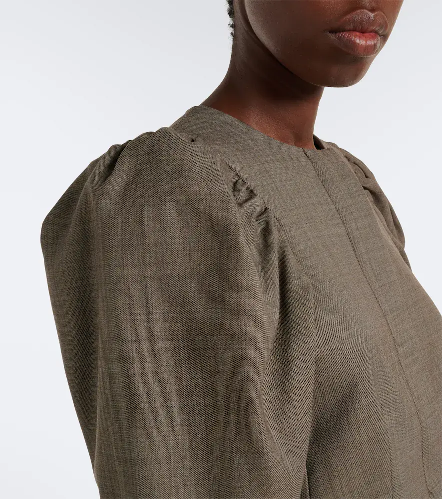Ganni Wool-blend blazer | Thumbnail 5 Ganni Wool-blend blazer | Thumbnail 5