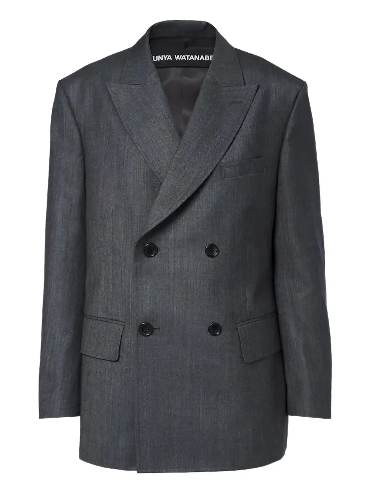 Double-breasted wool blazer Double-breasted wool blazer