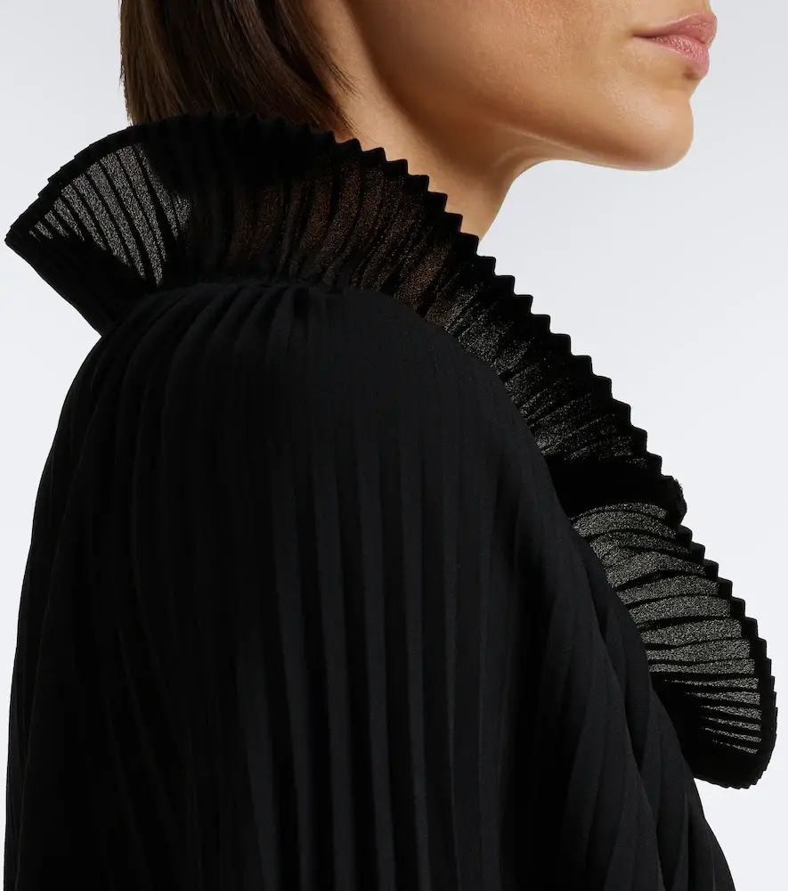 Junya Watanabe Pleated wool-paneled midi dress | Thumbnail 5 Junya Watanabe Pleated wool-paneled midi dress | Thumbnail 5