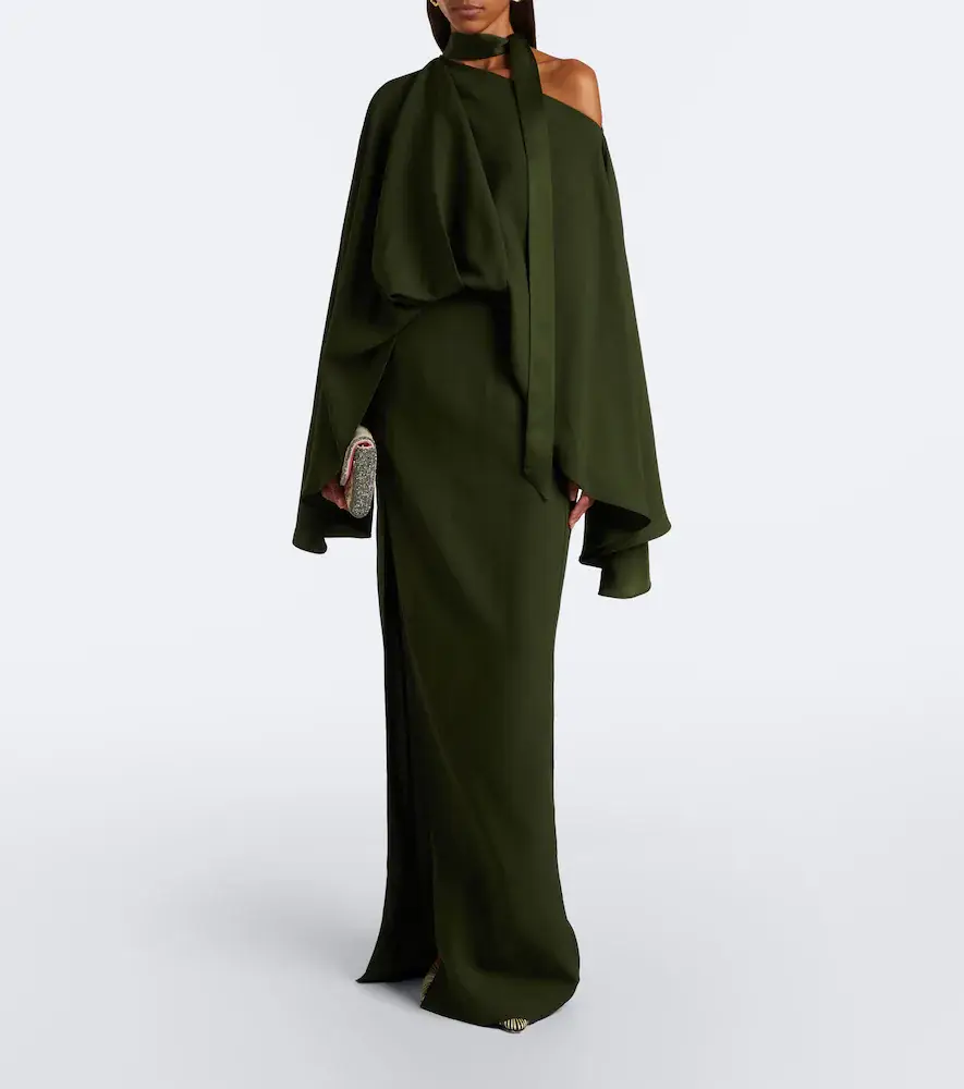 Taller Marmo Brooks draped scarf-detail gown | Thumbnail 4 Taller Marmo Brooks draped scarf-detail gown | Thumbnail 4