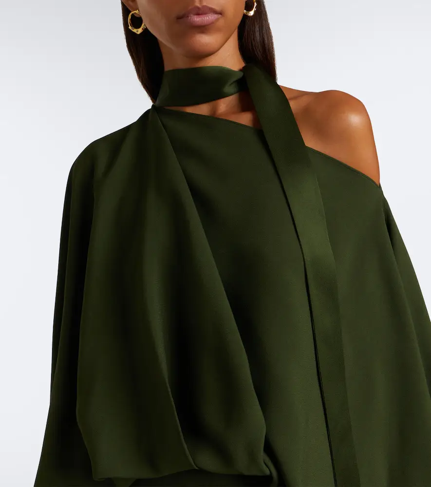 Taller Marmo Brooks draped scarf-detail gown | Thumbnail 6 Taller Marmo Brooks draped scarf-detail gown | Thumbnail 6