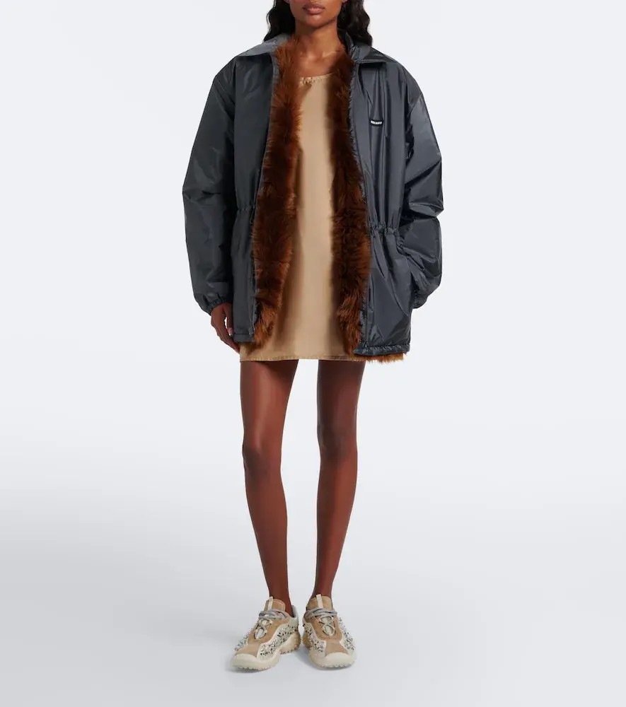 Miu Miu Bubble embellished suede-trimmed sneakers | Thumbnail 5 Miu Miu Bubble embellished suede-trimmed sneakers | Thumbnail 5