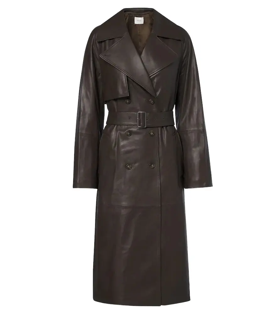 Leather trench coat Leather trench coat