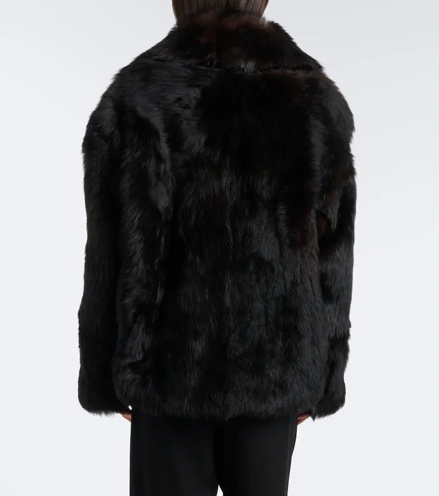 Nili Lotan Cleophee double-breasted shearling jacket | Thumbnail 4 Nili Lotan Cleophee double-breasted shearling jacket | Thumbnail 4