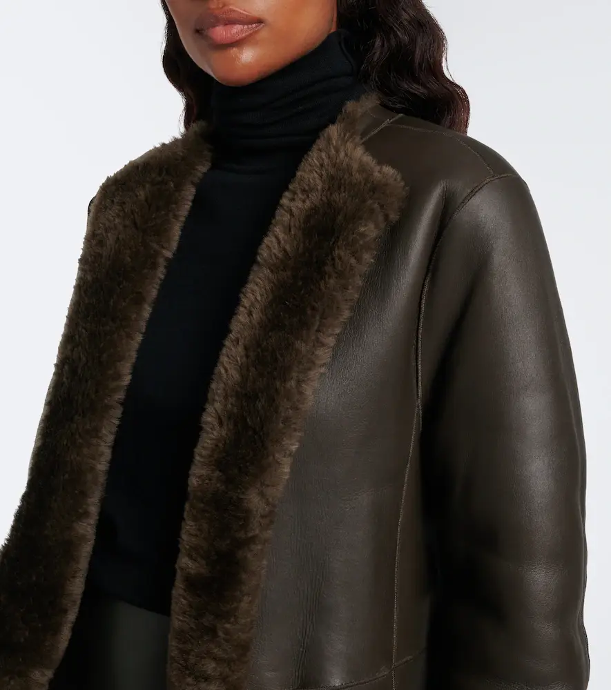 Vince Reversible shearling coat | Thumbnail 4 Vince Reversible shearling coat | Thumbnail 4