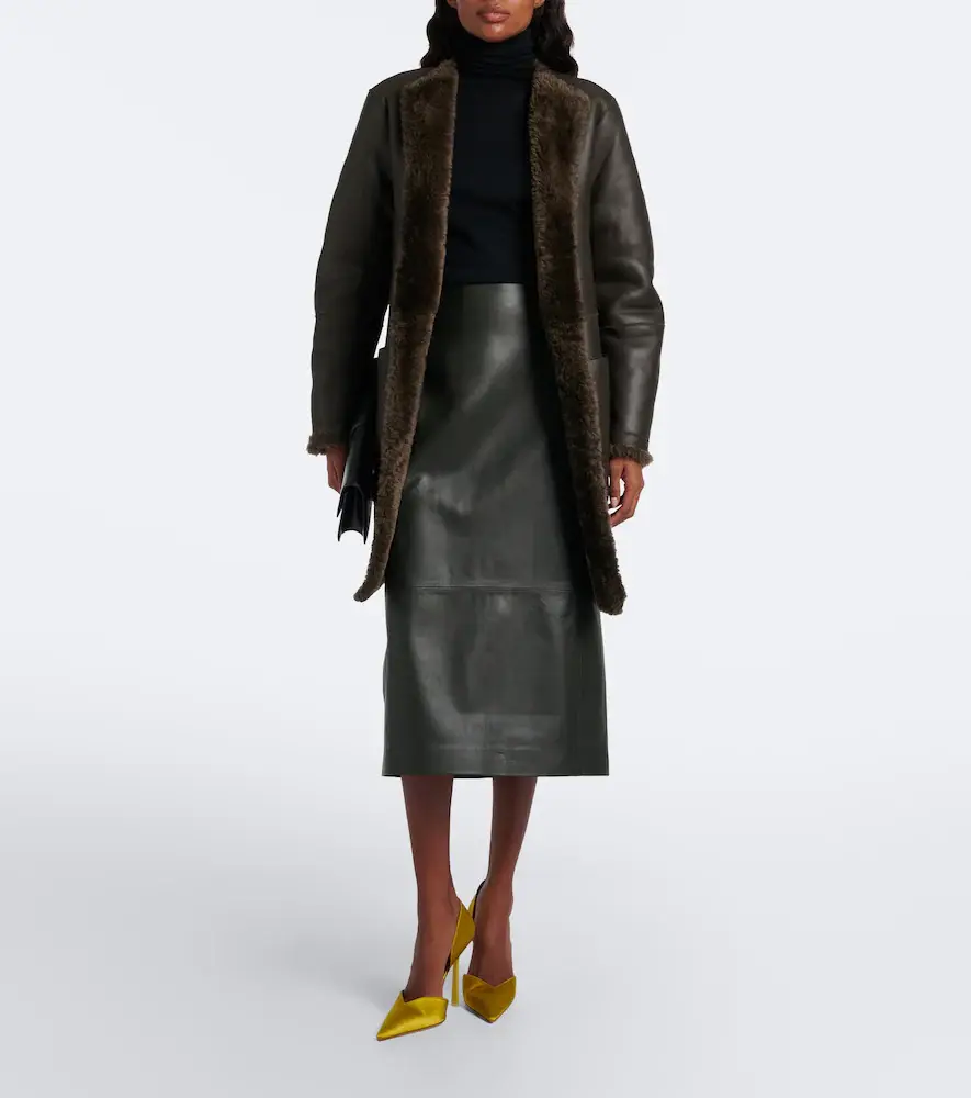 Vince Reversible shearling coat | Thumbnail 6 Vince Reversible shearling coat | Thumbnail 6