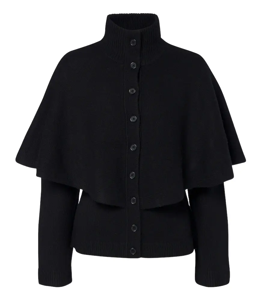 Vince Caped wool-blend cardigan