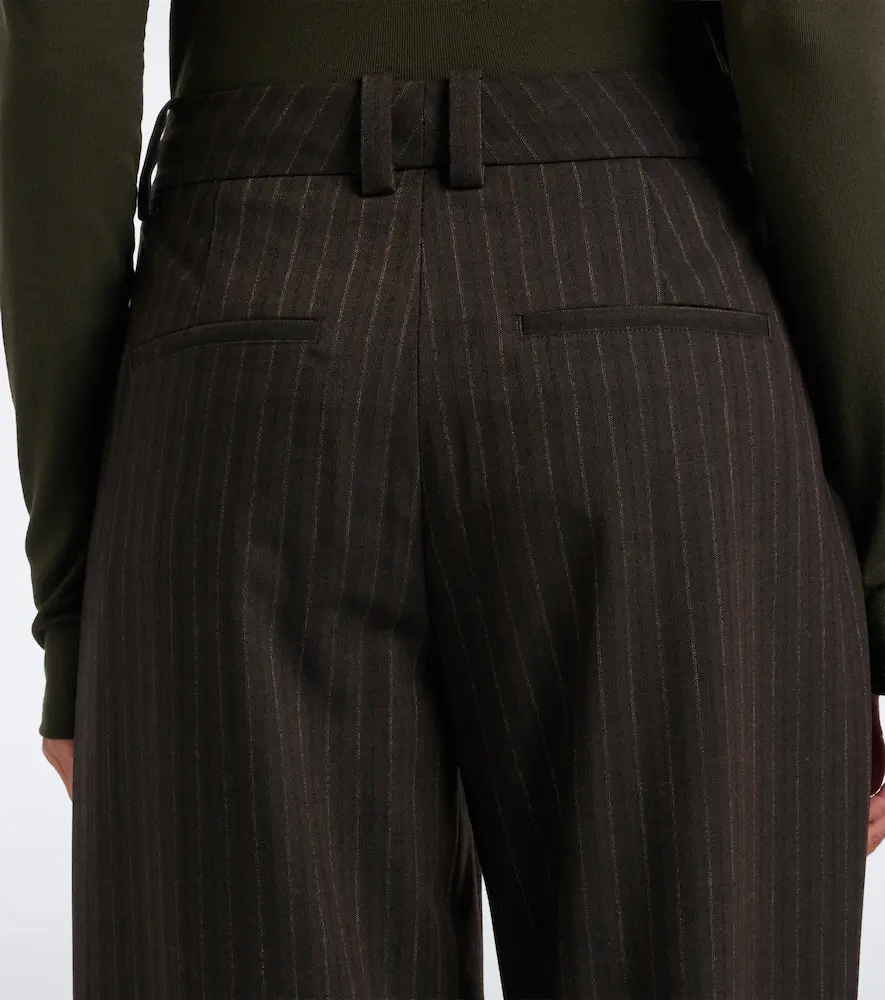 Vince Pinstripe wide-leg pants | Thumbnail 4 Vince Pinstripe wide-leg pants | Thumbnail 4
