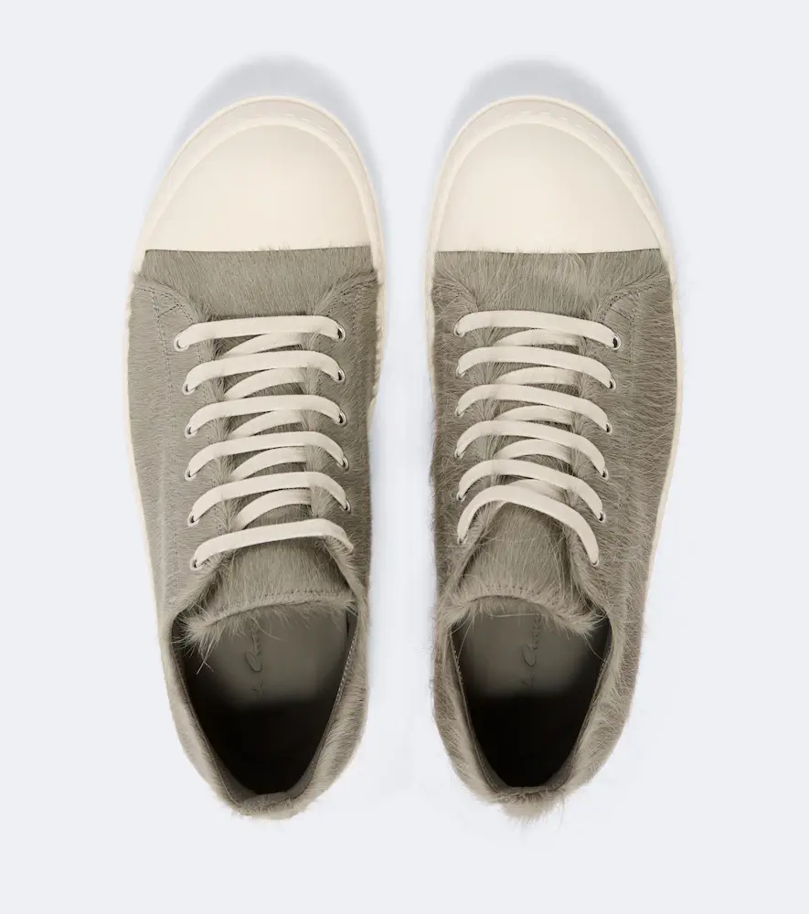 Rick Owens Low Sneaks calf hair sneakers | Thumbnail 5 Rick Owens Low Sneaks calf hair sneakers | Thumbnail 5