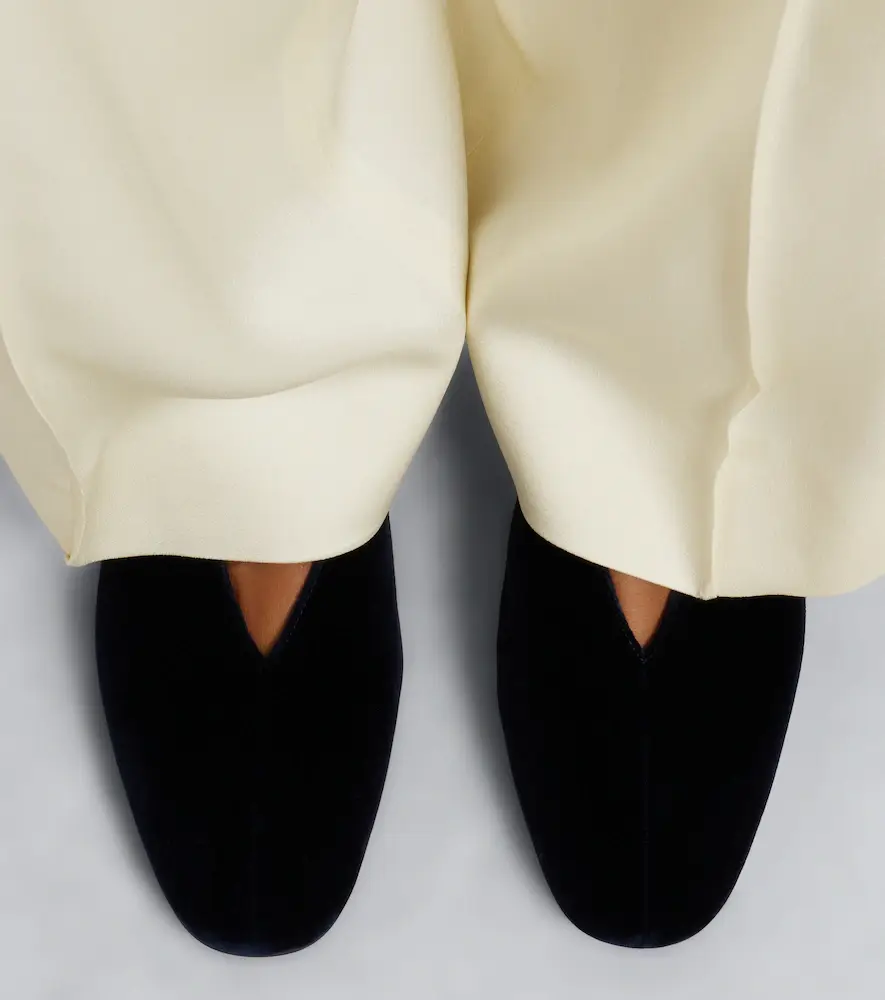 Le Monde Béryl Le Monde Béryl Olympia velvet ballet flats | Thumbnail 6 Le Monde Béryl Le Monde Béryl Olympia velvet ballet flats | Thumbnail 6