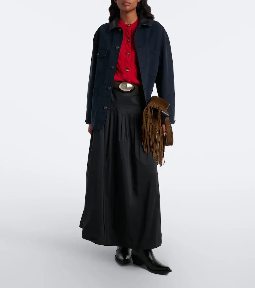 Polo Ralph Lauren Pleated maxi skirt | Thumbnail 4 Polo Ralph Lauren Pleated maxi skirt | Thumbnail 4