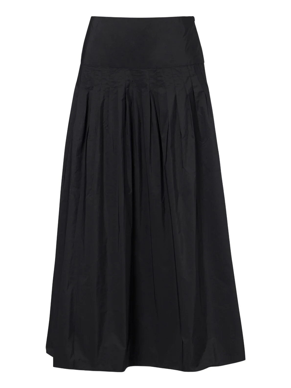 Pleated maxi skirt