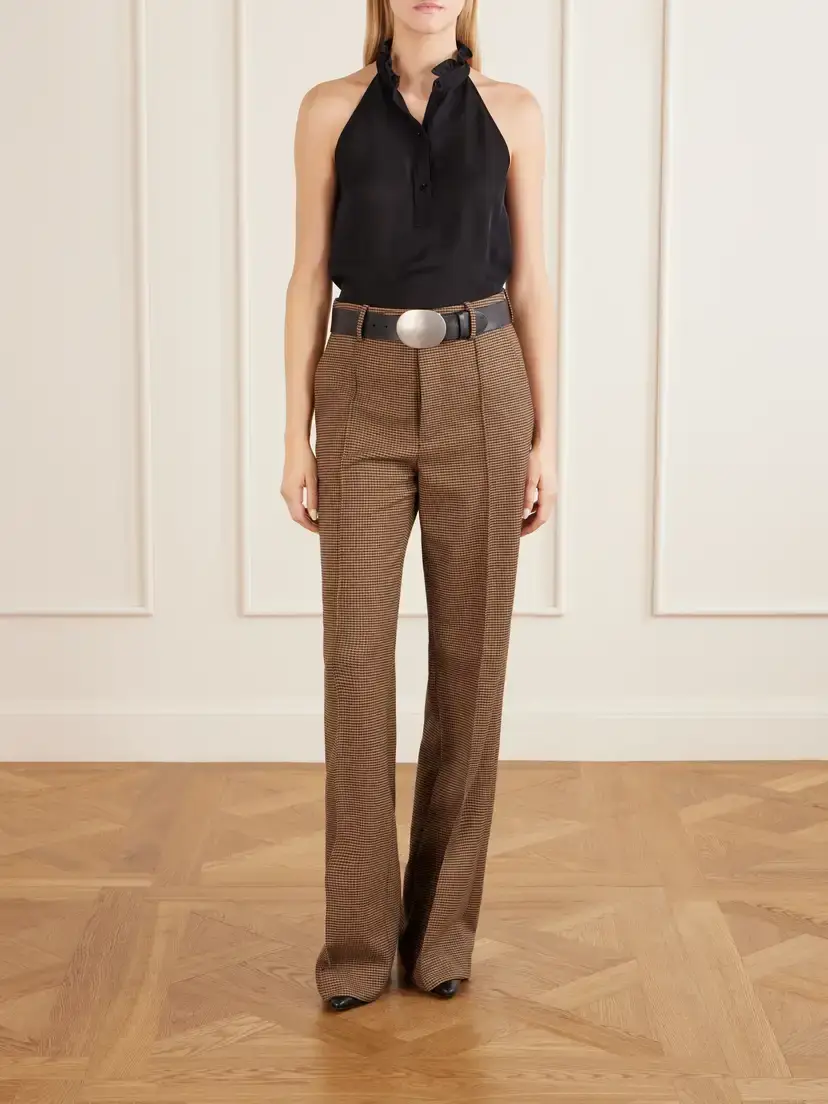 Nili Lotan Daniella Silk-georgette Halterneck Blouse | Thumbnail 2 Nili Lotan Daniella Silk-georgette Halterneck Blouse | Thumbnail 2