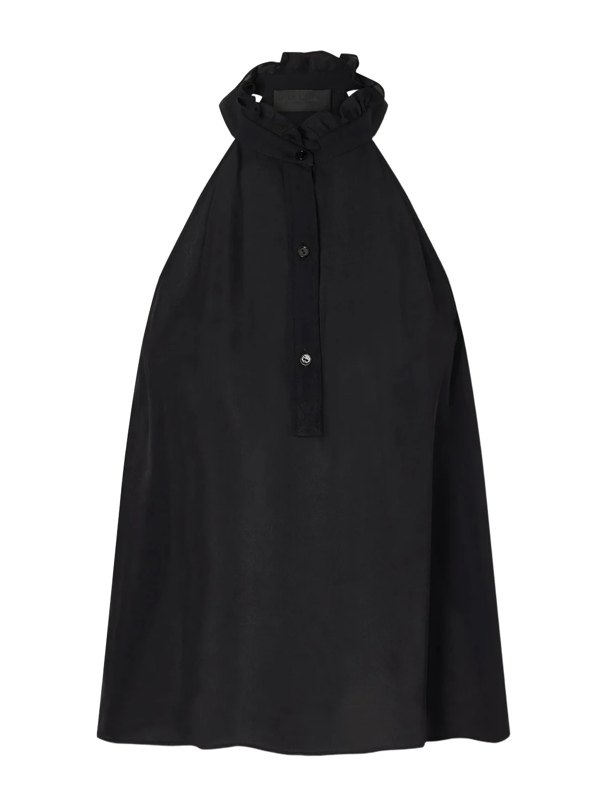 Nili Lotan Daniella Silk-georgette Halterneck Blouse
