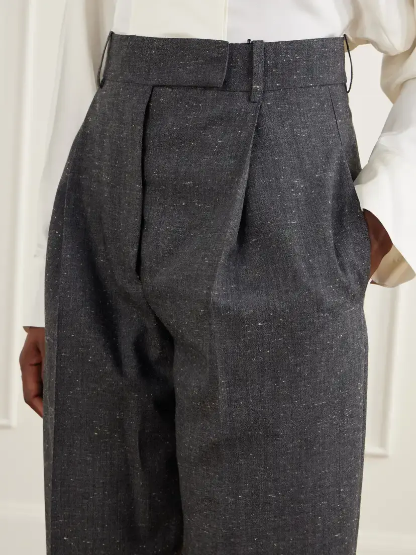 RÓHE Daria Pleated Wool-blend Tapered Pants | Thumbnail 5 RÓHE Daria Pleated Wool-blend Tapered Pants | Thumbnail 5