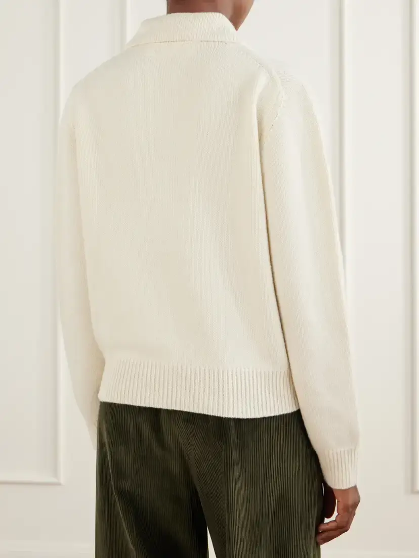 RÓHE Wool And Cashmere-blend Polo Sweater | Thumbnail 4 RÓHE Wool And Cashmere-blend Polo Sweater | Thumbnail 4