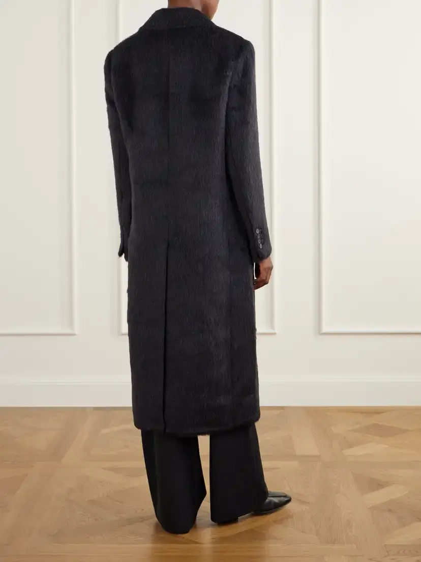 Joseph Laia Alpaca And Wool-blend Coat - Gray | Thumbnail 4 Joseph Laia Alpaca And Wool-blend Coat - Gray | Thumbnail 4