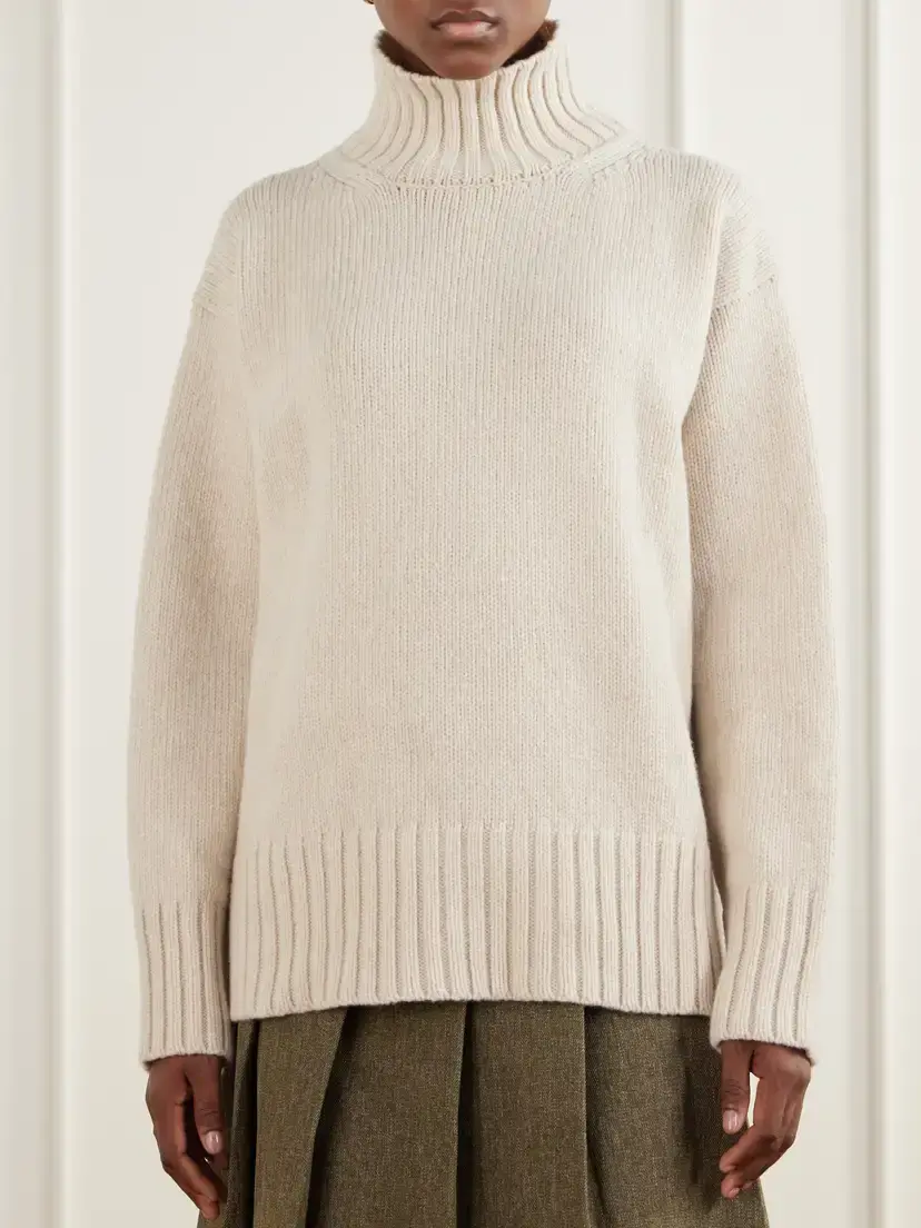 RÓHE Wool And Cashmere-blend Turtleneck Sweater | Thumbnail 3 RÓHE Wool And Cashmere-blend Turtleneck Sweater | Thumbnail 3