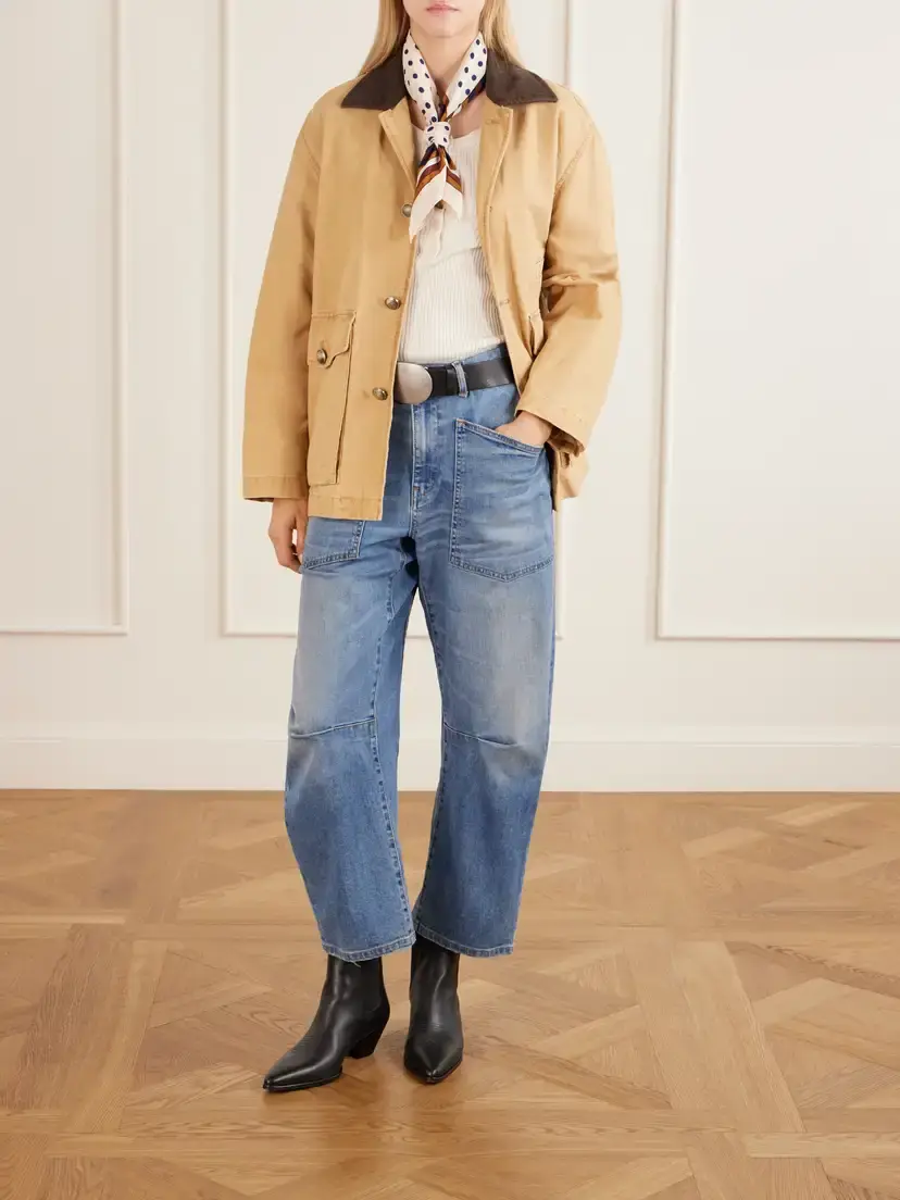 Nili Lotan Shon Boyfriend Tapered Jeans | Thumbnail 2