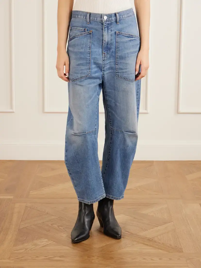 Nili Lotan Shon Boyfriend Tapered Jeans | Thumbnail 3