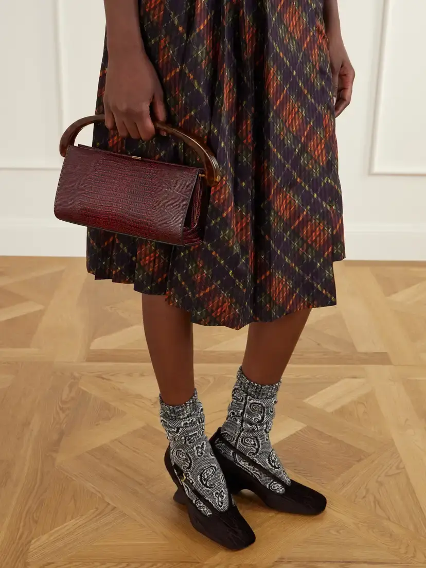 Dries Van Noten Croc-effect Leather Tote | Thumbnail 2 Dries Van Noten Croc-effect Leather Tote | Thumbnail 2