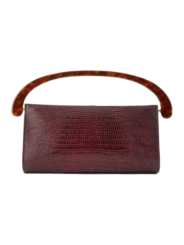 Croc-effect Leather Tote Croc-effect Leather Tote