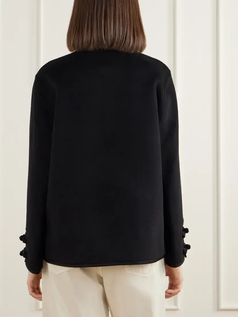 RÓHE Wool And Cashmere-blend Jacket - Black | Thumbnail 3 RÓHE Wool And Cashmere-blend Jacket - Black | Thumbnail 3