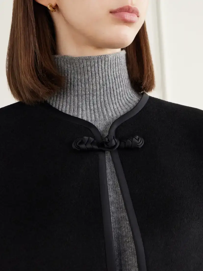 RÓHE Wool And Cashmere-blend Jacket - Black | Thumbnail 4 RÓHE Wool And Cashmere-blend Jacket - Black | Thumbnail 4