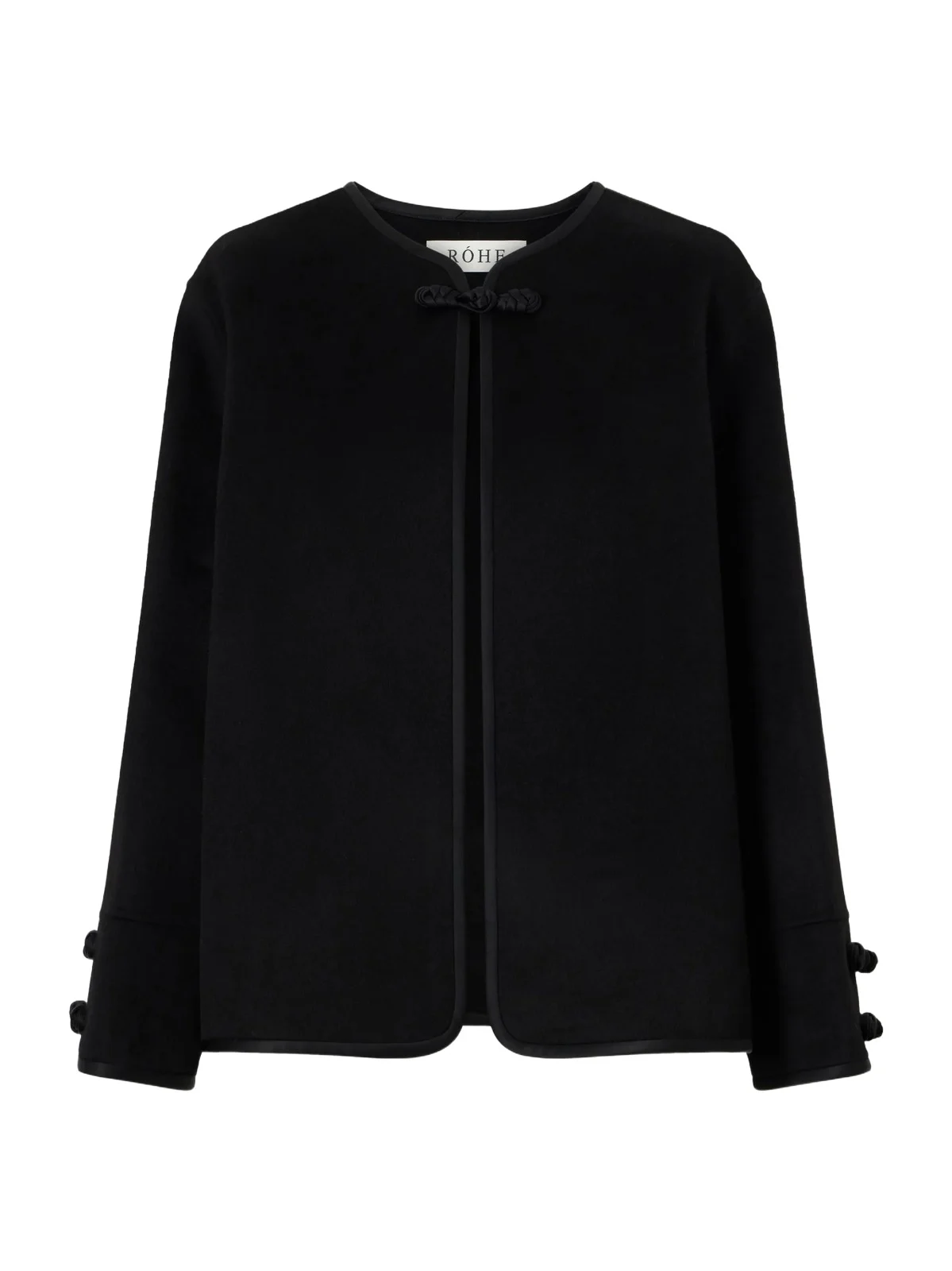 Wool And Cashmere-blend Jacket - Black Wool And Cashmere-blend Jacket - Black