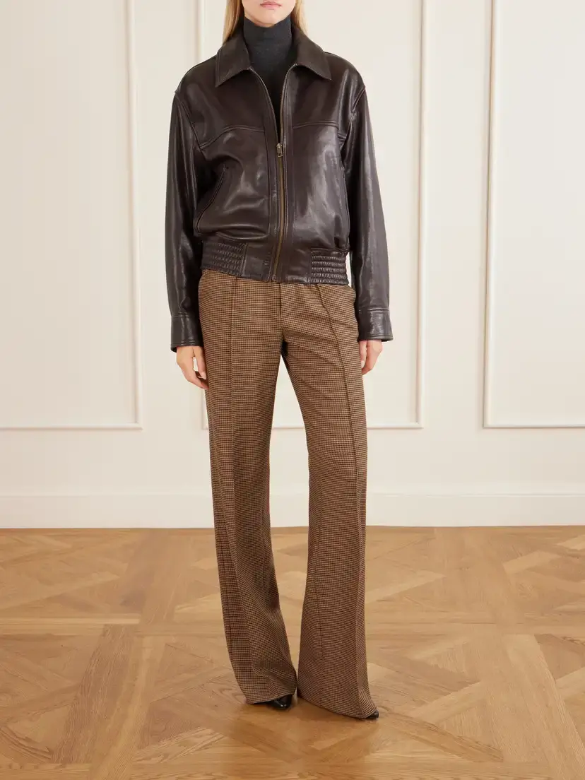 Nili Lotan Aime Leather Bomber Jacket | Thumbnail 2