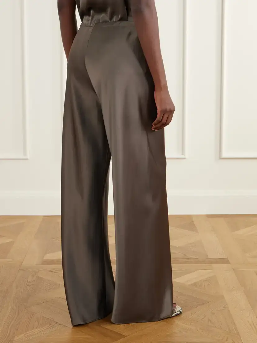 La Ligne Colby Satin Wide-leg Pants | Thumbnail 4 La Ligne Colby Satin Wide-leg Pants | Thumbnail 4