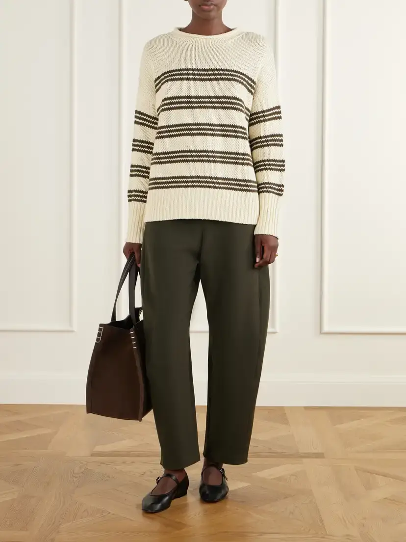 La Ligne Colby Recycled-crepe Barrel-leg Pants | Thumbnail 2 La Ligne Colby Recycled-crepe Barrel-leg Pants | Thumbnail 2