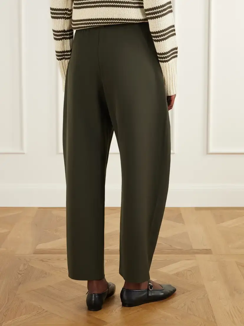 La Ligne Colby Recycled-crepe Barrel-leg Pants | Thumbnail 4 La Ligne Colby Recycled-crepe Barrel-leg Pants | Thumbnail 4