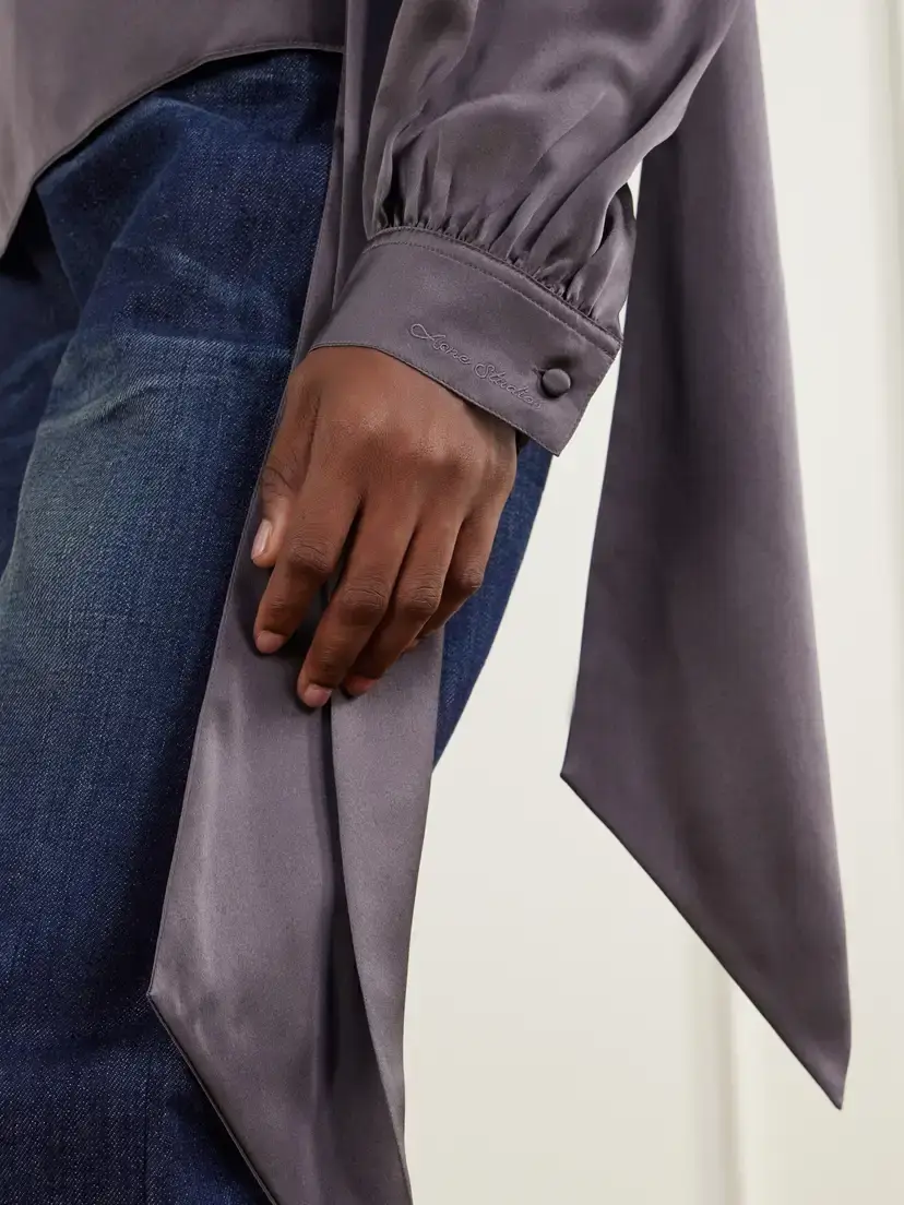 Acne Studios Silk-satin Blouse | Thumbnail 5