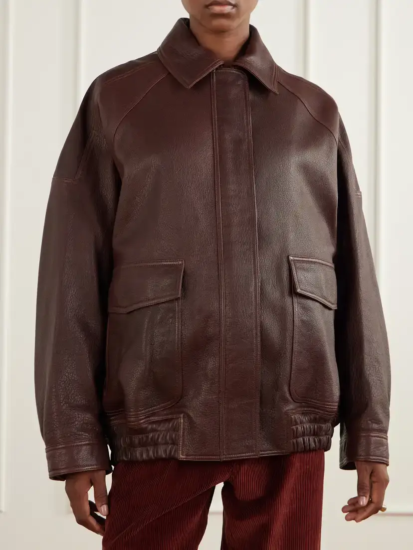 RÓHE Textured-leather Jacket | Thumbnail 3