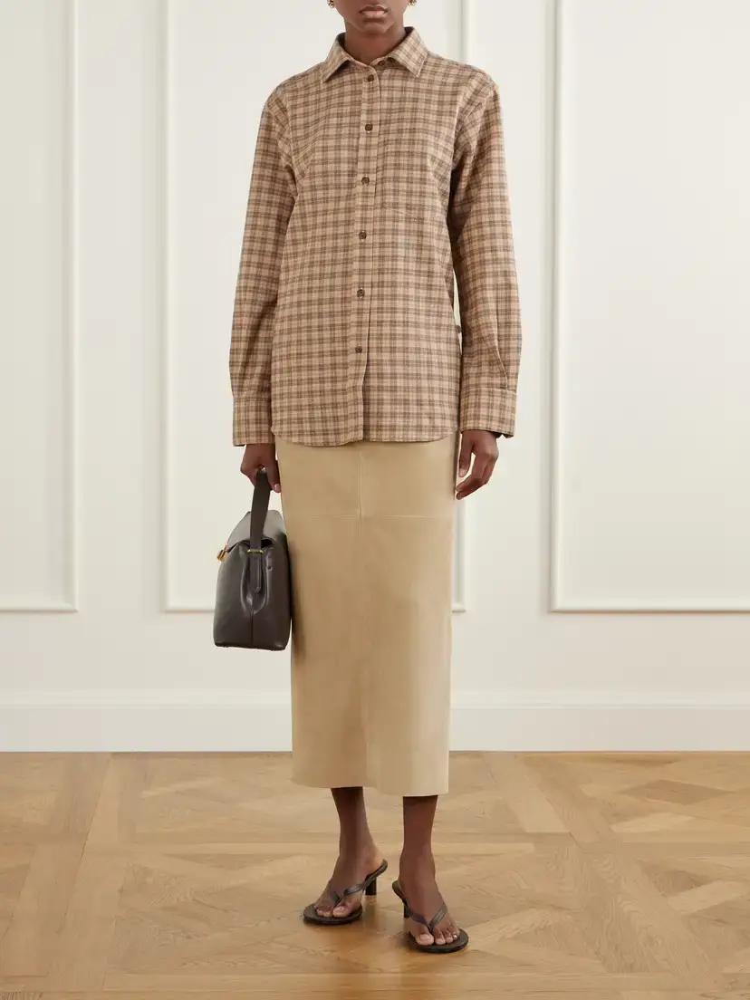 RÓHE Checked Wool-blend Shirt | Thumbnail 2 RÓHE Checked Wool-blend Shirt | Thumbnail 2